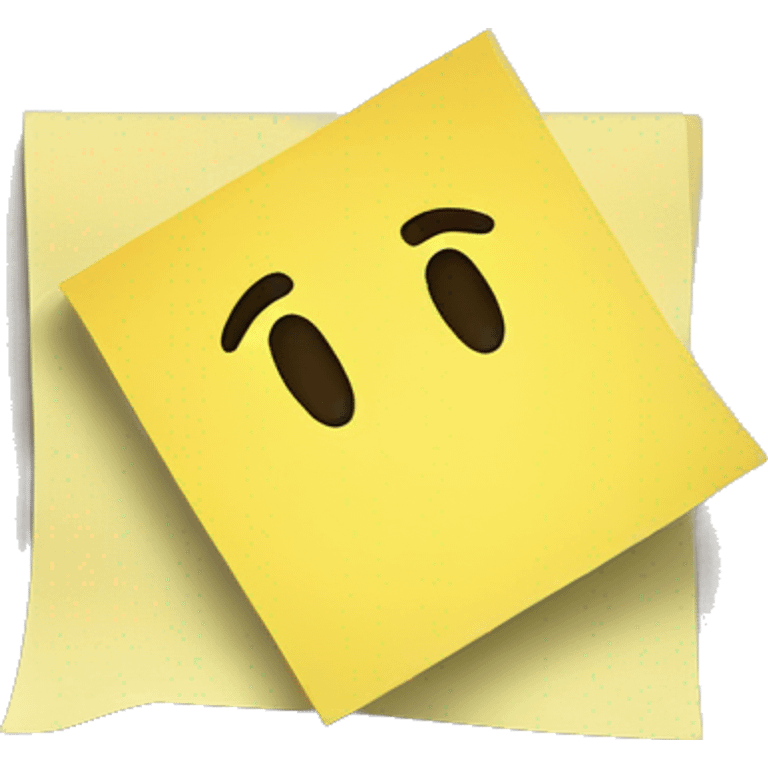 Post it note emoji