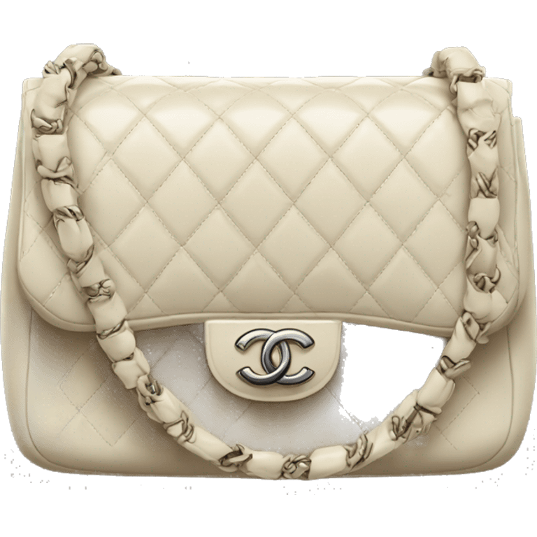 Chanel designer bag emoji