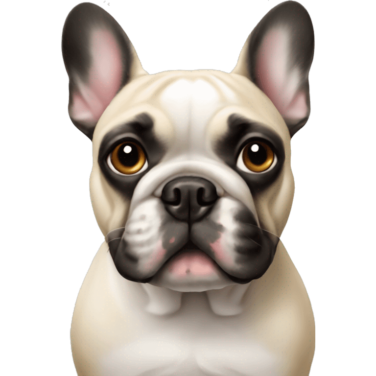 Two French bulldogs emoji