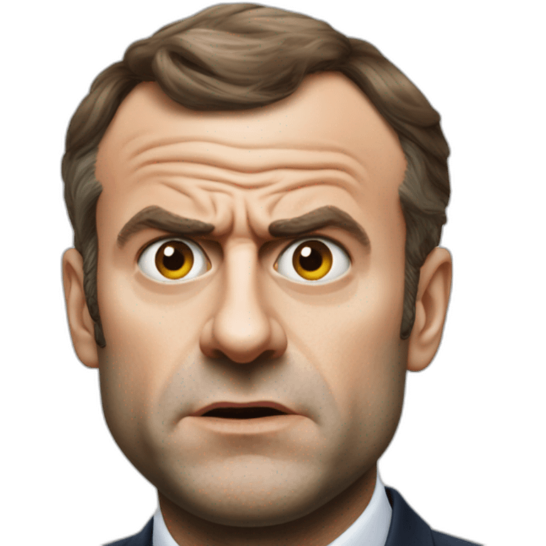 Angry emanuel macron emoji