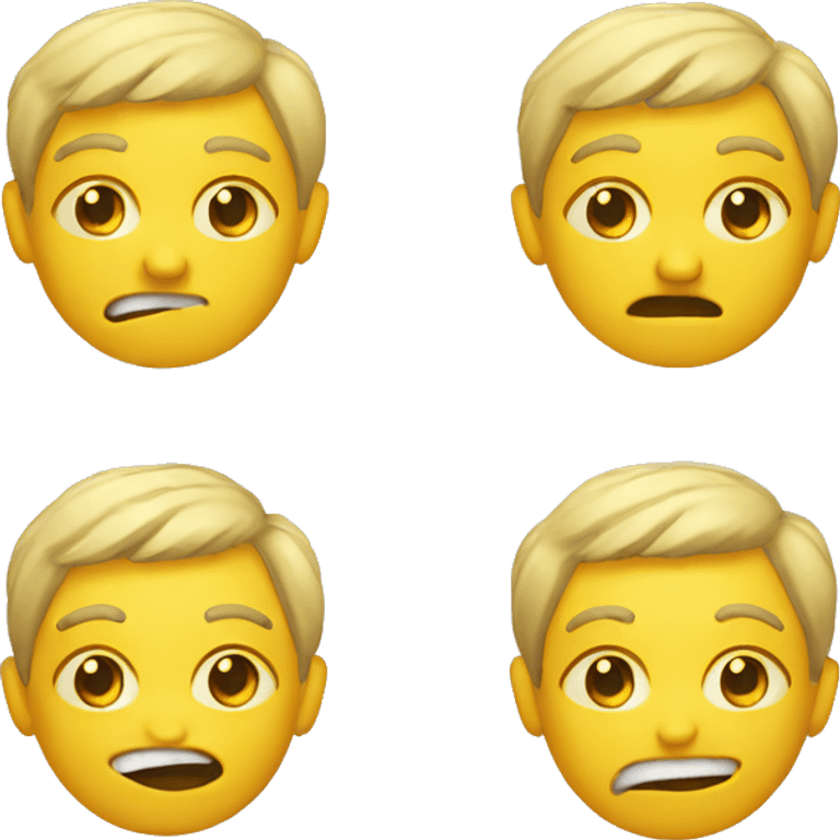 Funny face yellow emoji emoji