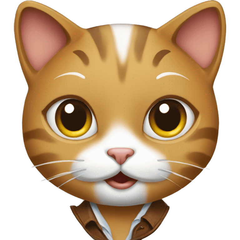 female cat with briefcase emoji