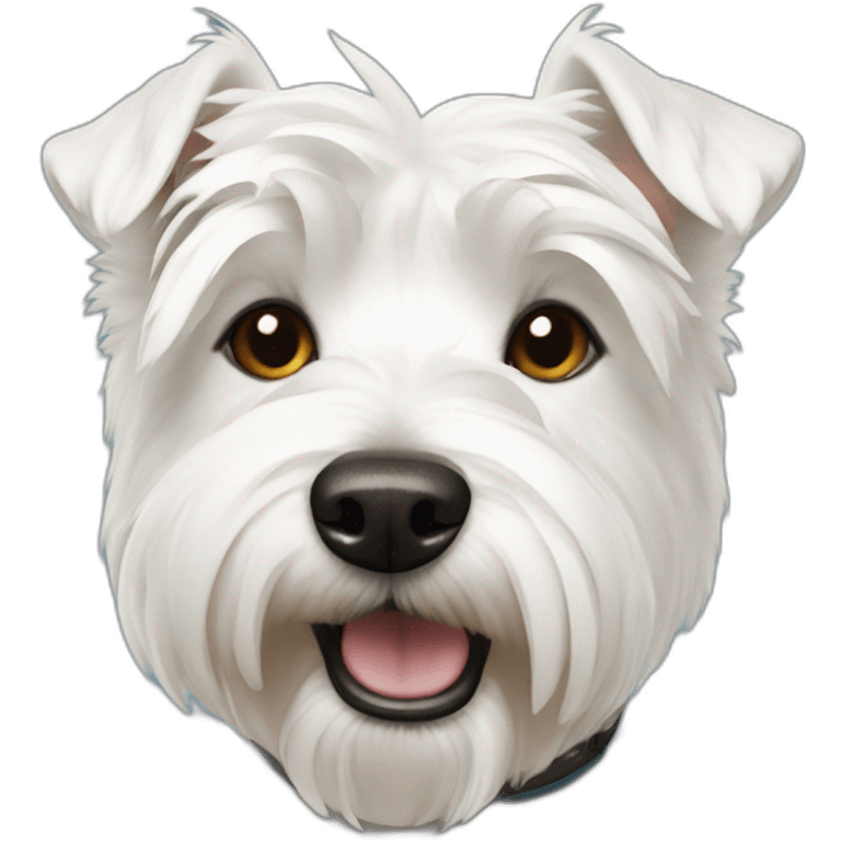 West highlant white terrier emoji