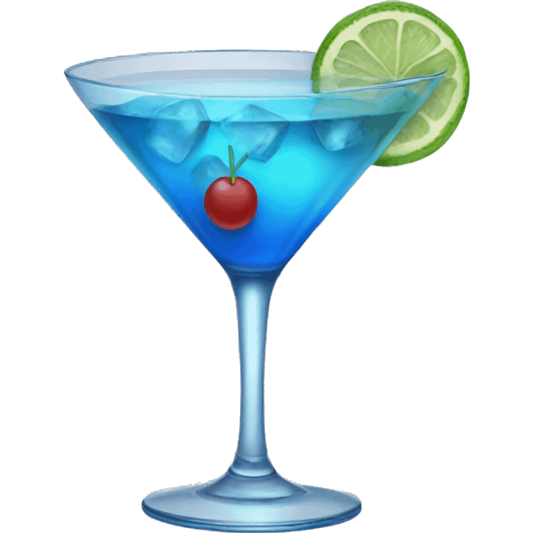 blue cocktail  emoji