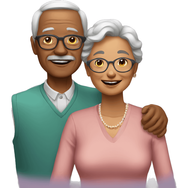 great grandparents  emoji