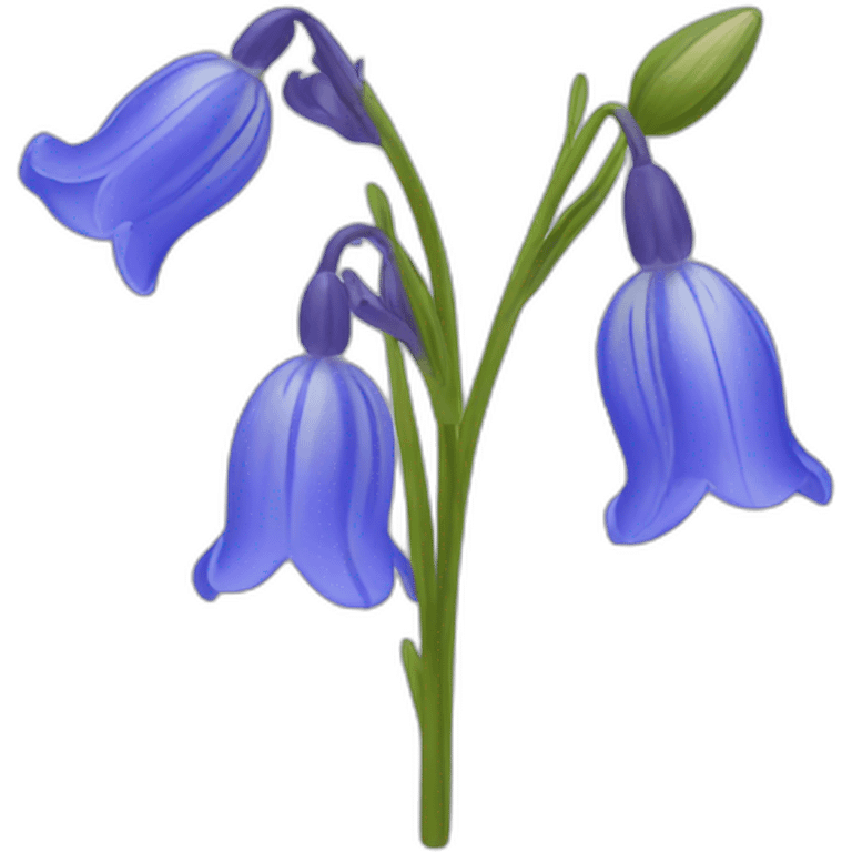 Bluebell flower emoji