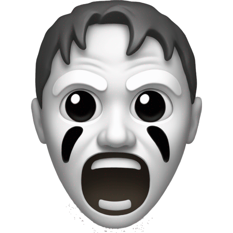 Scream mask emoji