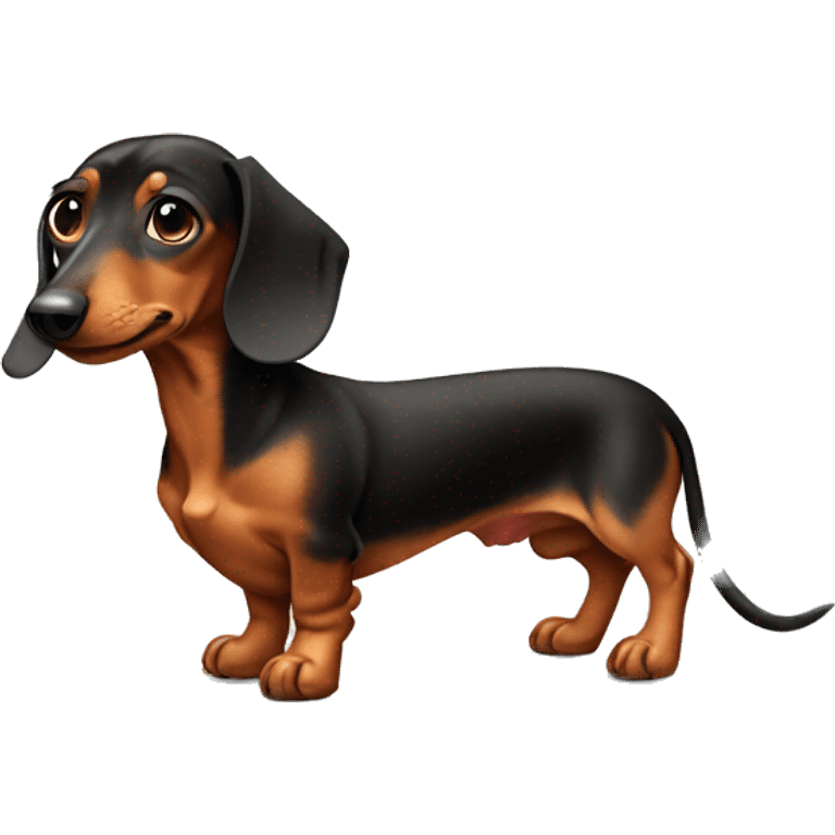 mini dachshund emoji