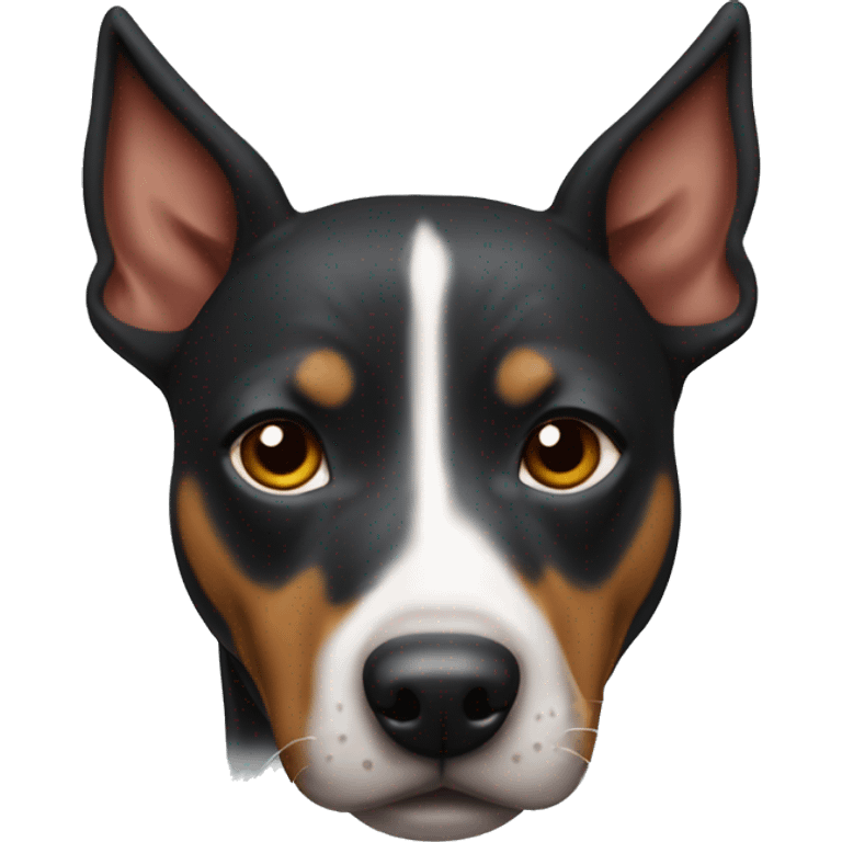 Kelpie cross staffy dog emoji