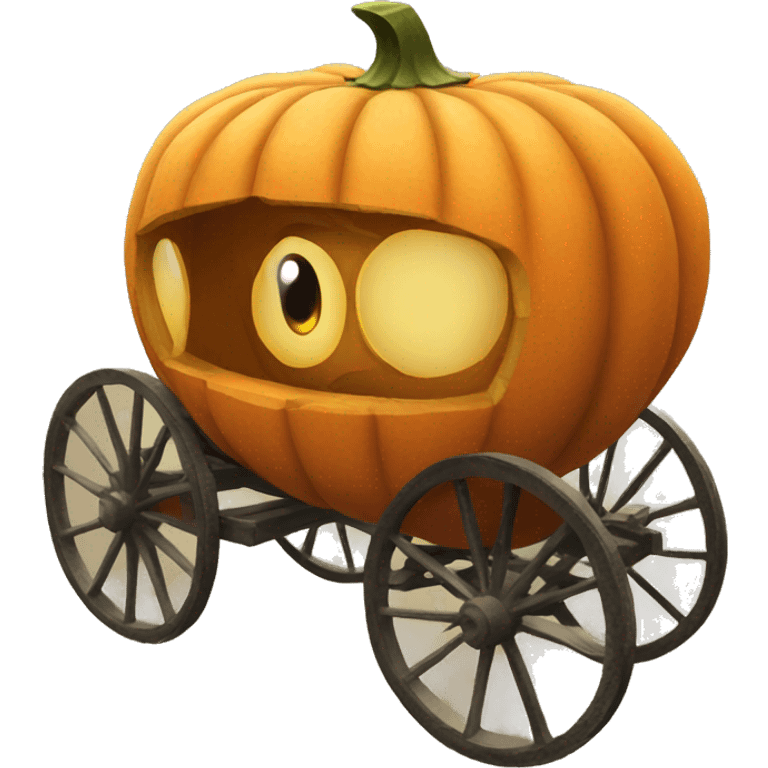 pumpkin carriage  emoji