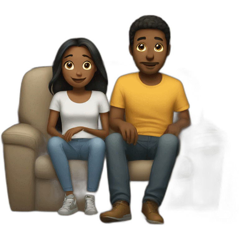 watching movies together emoji