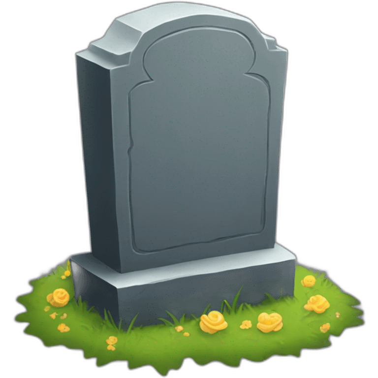 Gravestone emoji