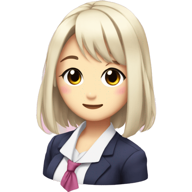 yuri from doki doki literature club emoji