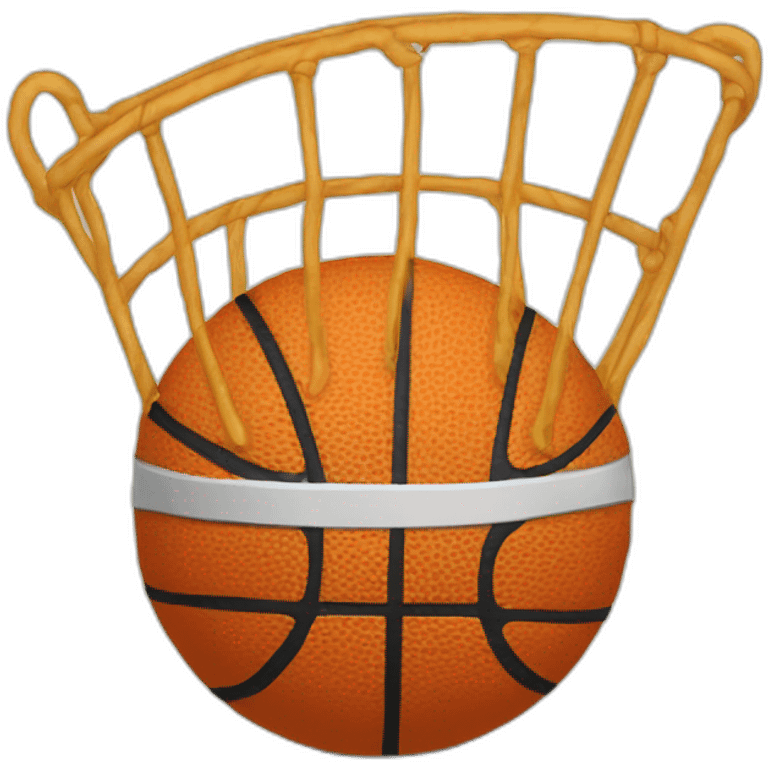 Canasta de basketball  emoji