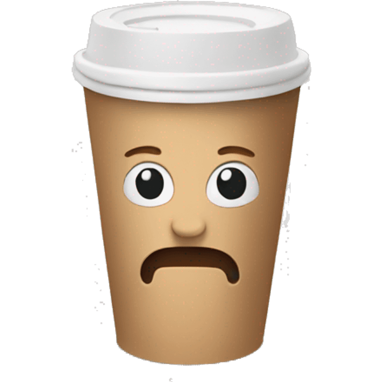 Paper coffee cup emoji