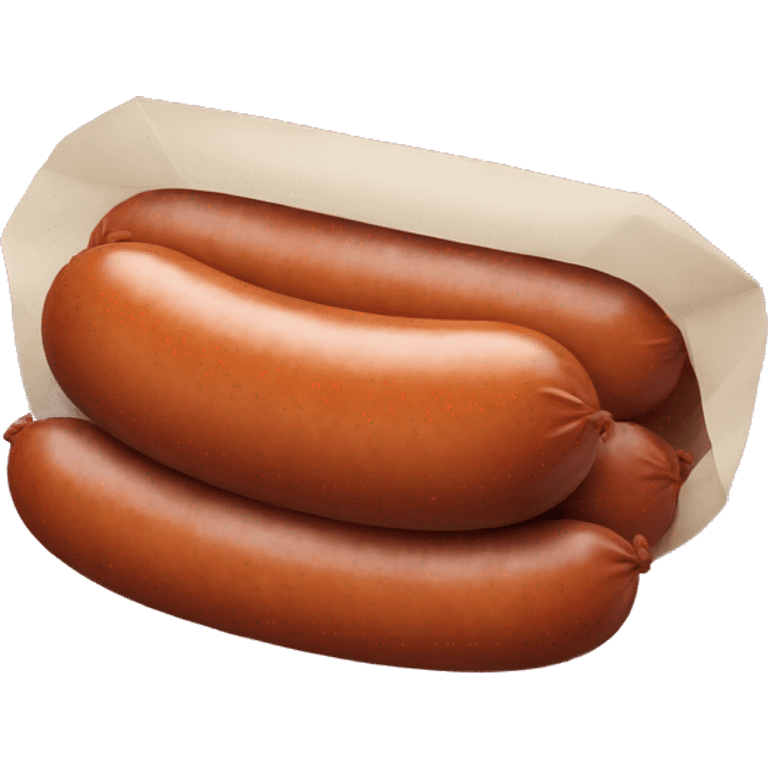 Alive sausage emoji