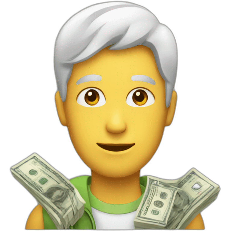 person with money emoji