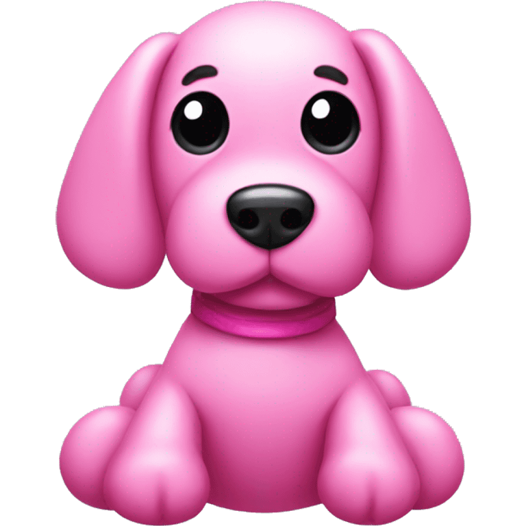 Pink balloon dog emoji