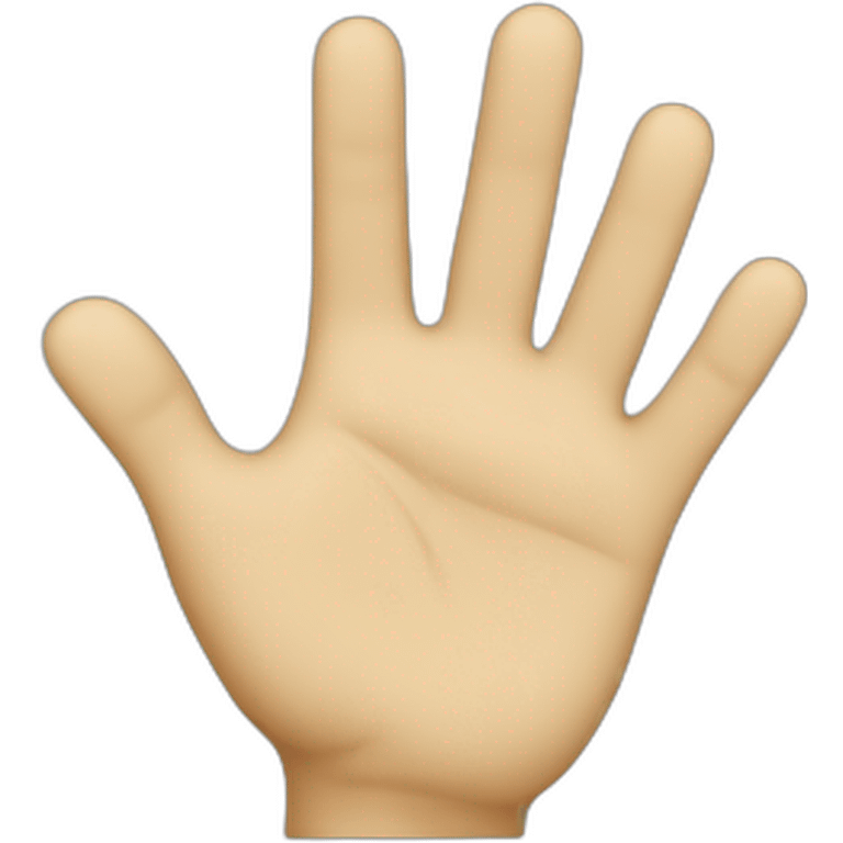 waving hand emoji