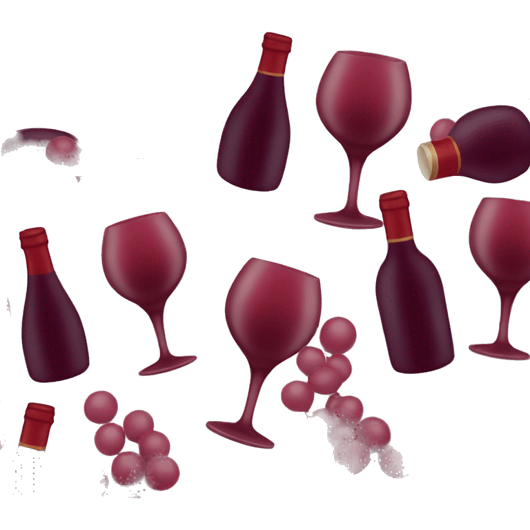 Wine red emoji