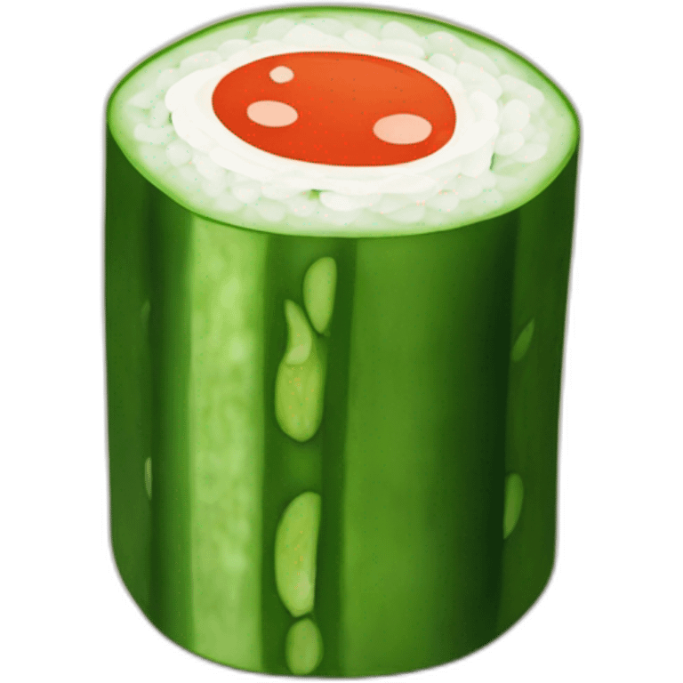 Cucumber Maki Sushi emoji