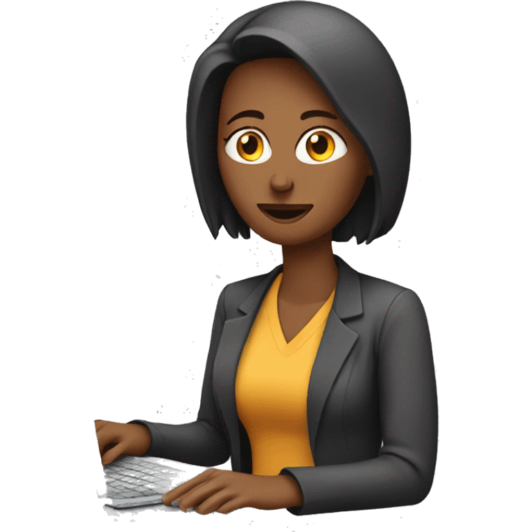 pressure-woman-at-computer emoji