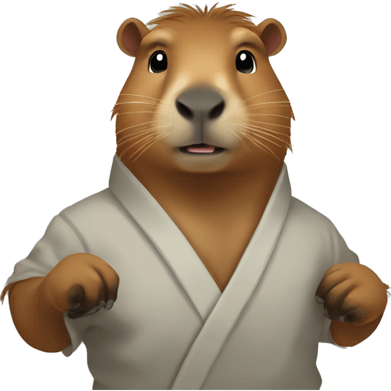 A Karate capybara  emoji