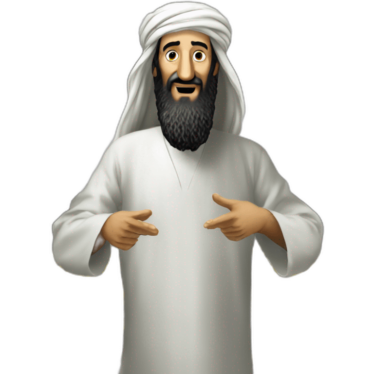 Osama bin laden selling Uranium-238 emoji