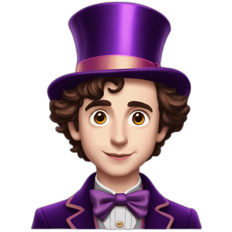 Timothée Chalamet Willy Wonka emoji