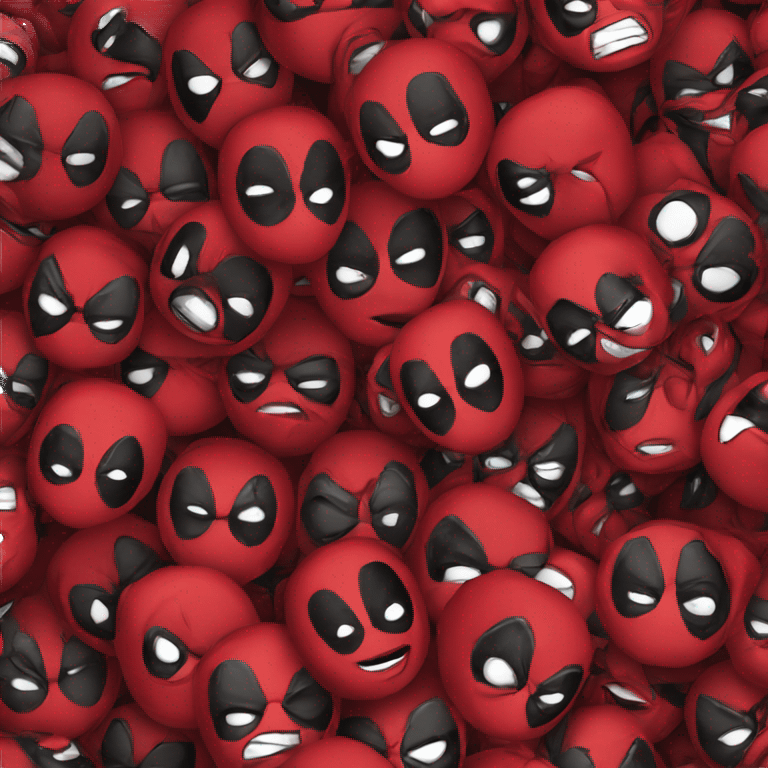 Deadpool head  emoji