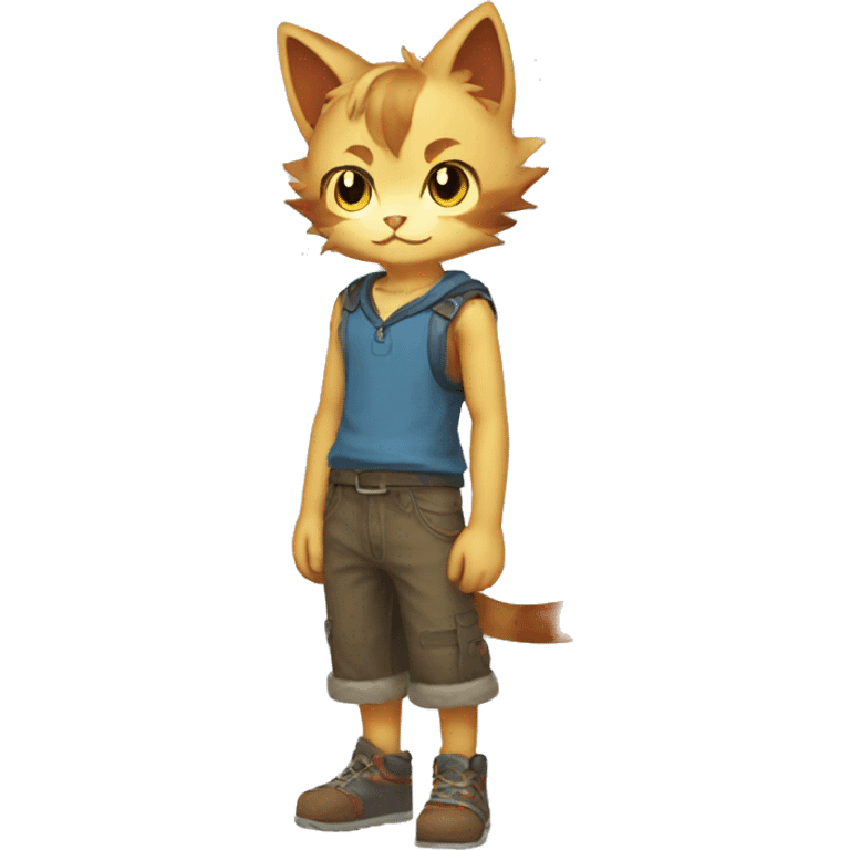 Catboy-Fakémon full body emoji