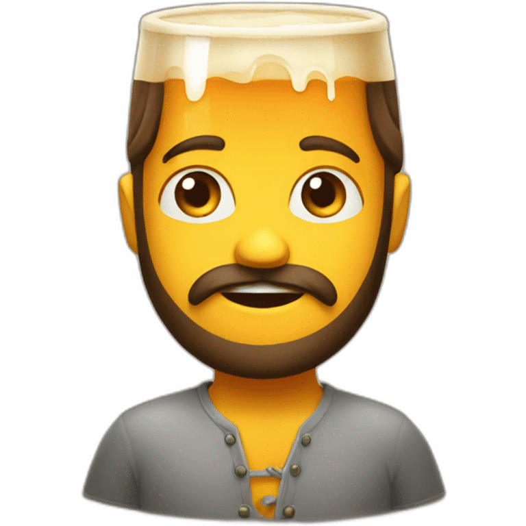 Omer of beer emoji