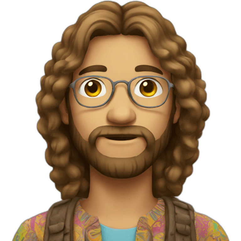 Hippie emoji