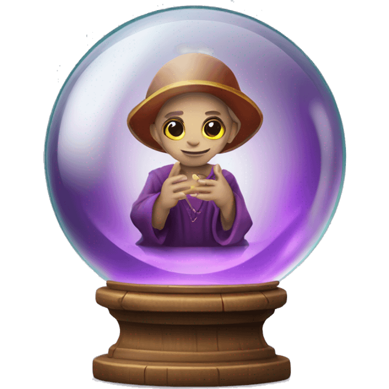 magic crystal ball and fortune teller emoji