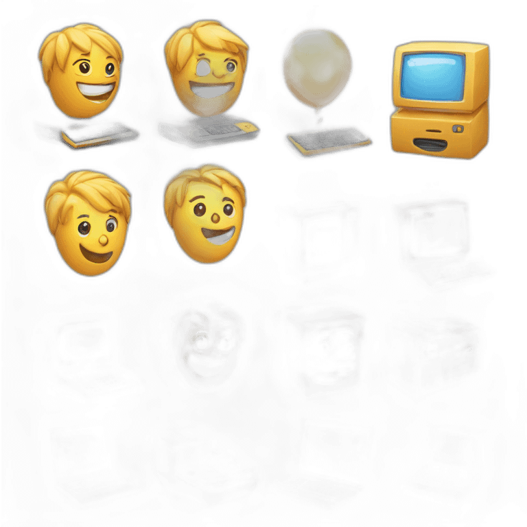 informatique anniversaire emoji