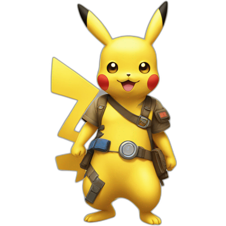 Pikachu Vmax carte emoji