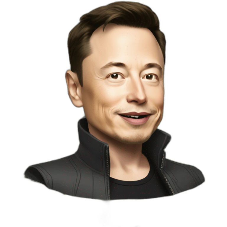 elon musk in money emoji