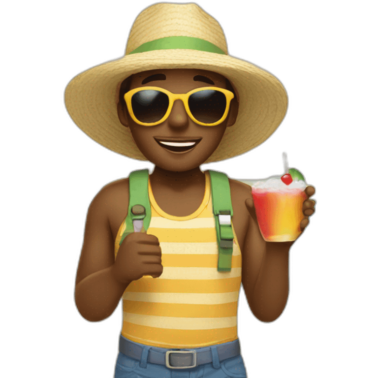 beach vacation emoji