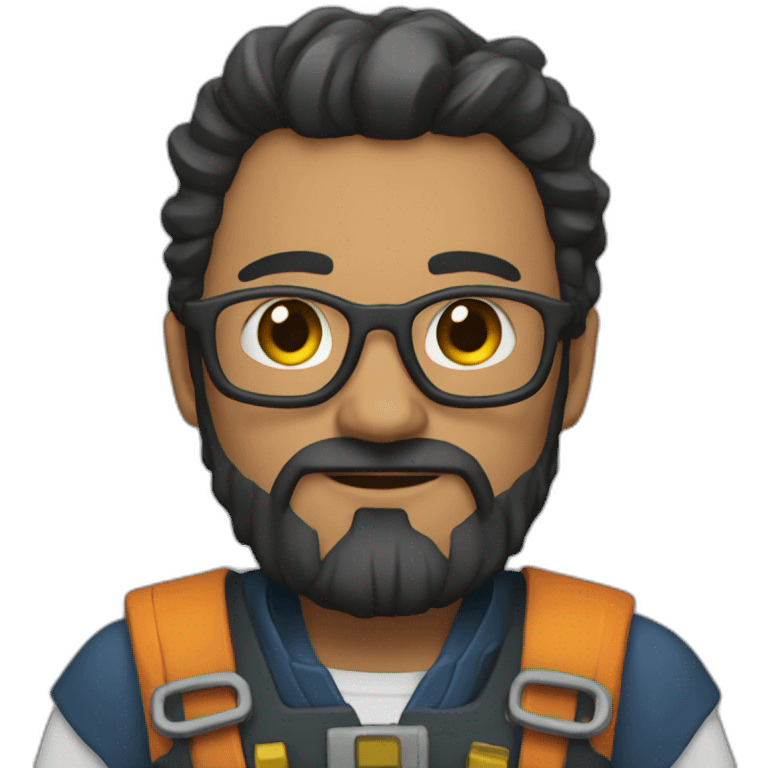 Artificer with a beard emoji