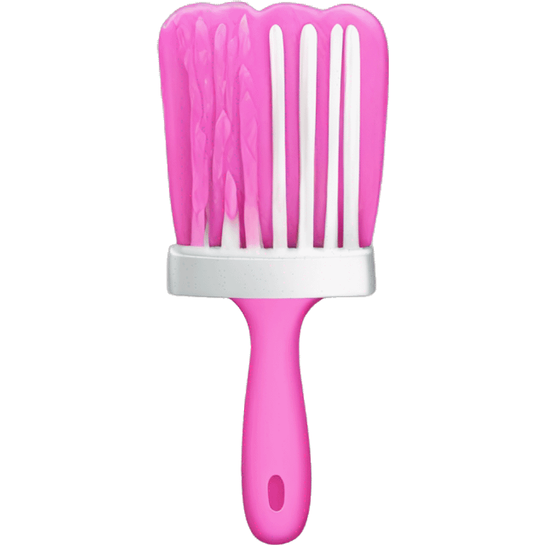 Brosse à dents rose  emoji