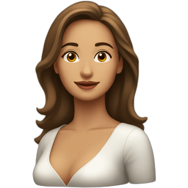 Mujer bella envuelta en luz emoji