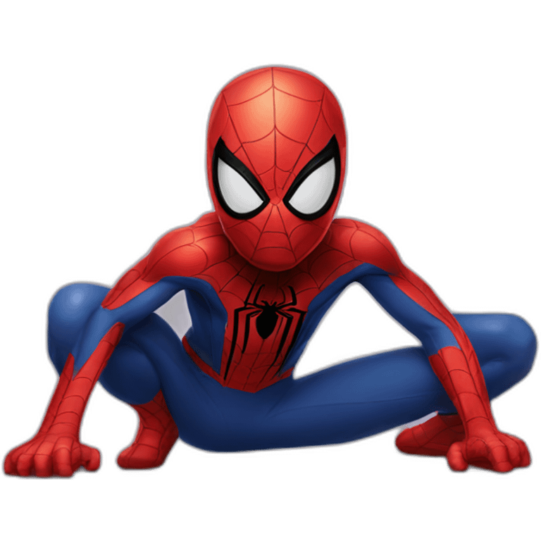 Spider-Man fit emoji