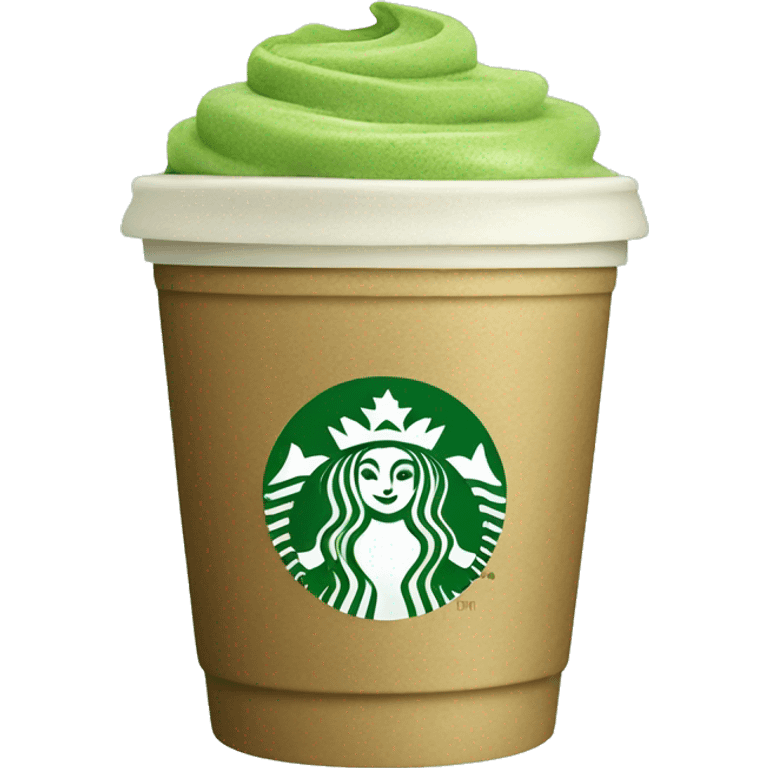 Starbucks matcha  emoji