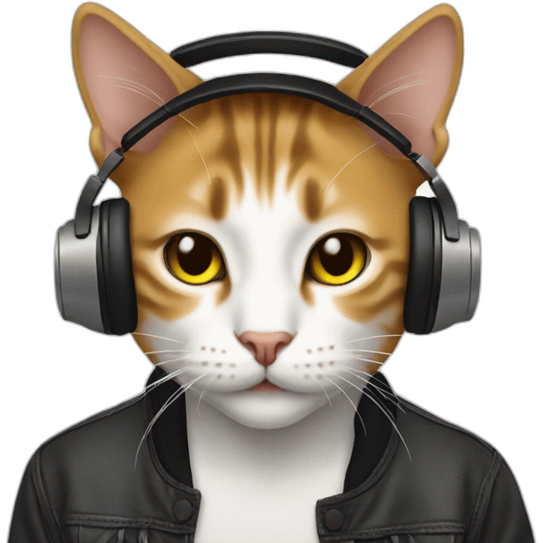 Cat dj emoji