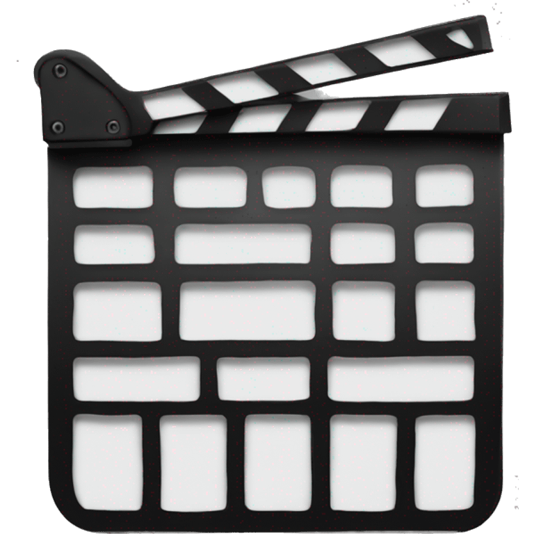 clapper board emoji