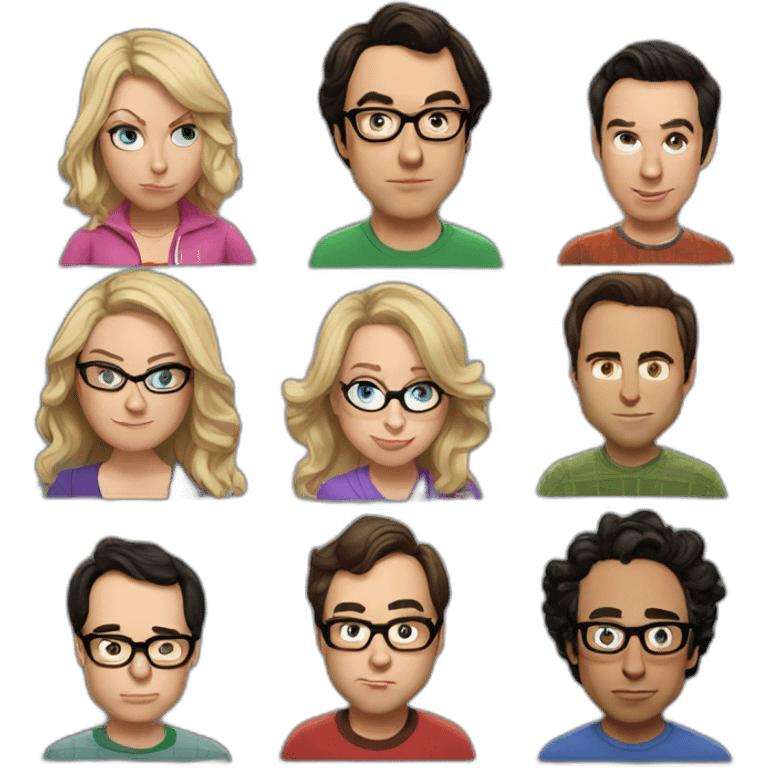 The big bang Theory emoji