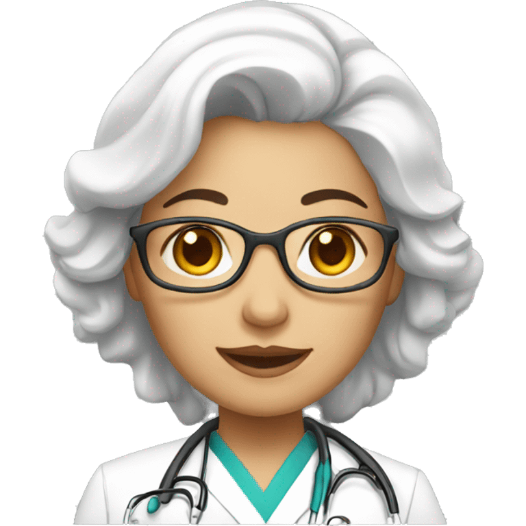 doctora blanca emoji