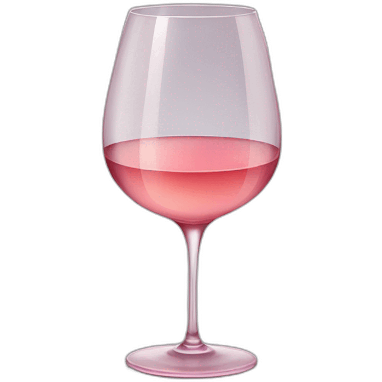 Glas of rose wine emoji