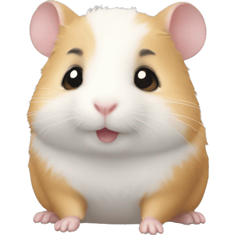 cute  blu hamster emoji