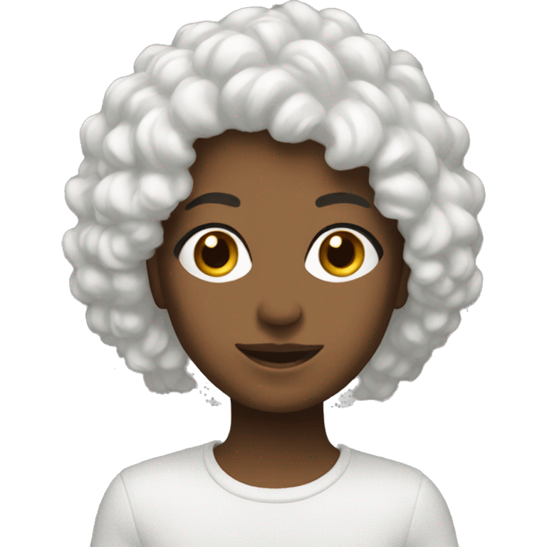 Boucle blanche emoji